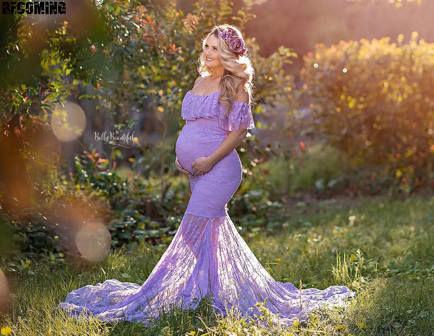 Платье для беременных фотосессии кружевное платье женская одежда макси женское