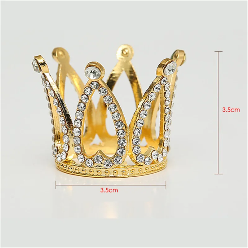 Золотые и серебряные со стразами корона дизайн ногтей ручка с кисточкой стенд