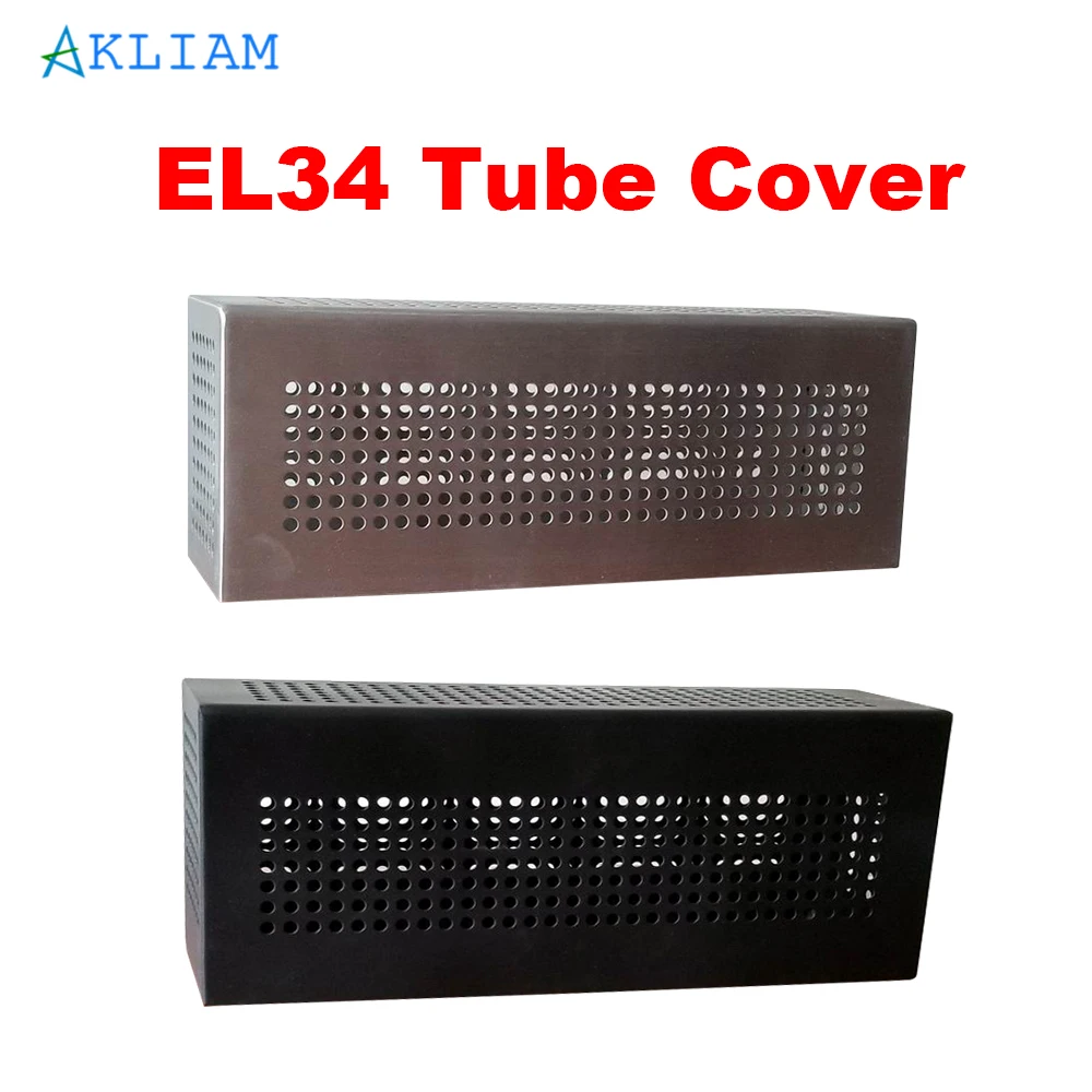 AkLIAM Laochen / Oldchen EL34 Tube Amplifier Protective Cover Black and Silver | Электроника