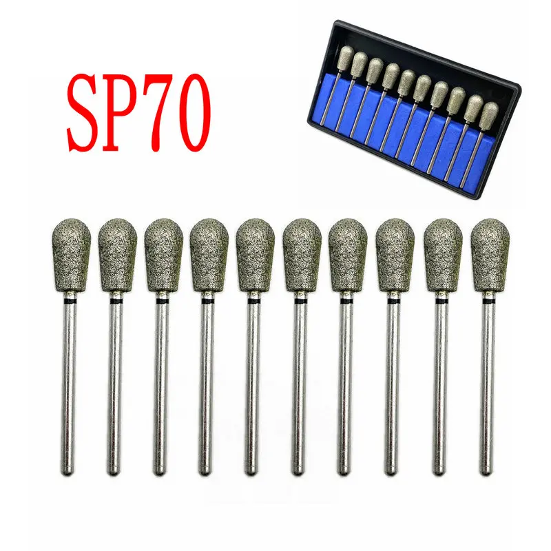 Алмазная зубная шлифовальная полировка 10 шт./компл.|Стомотологические сверла и