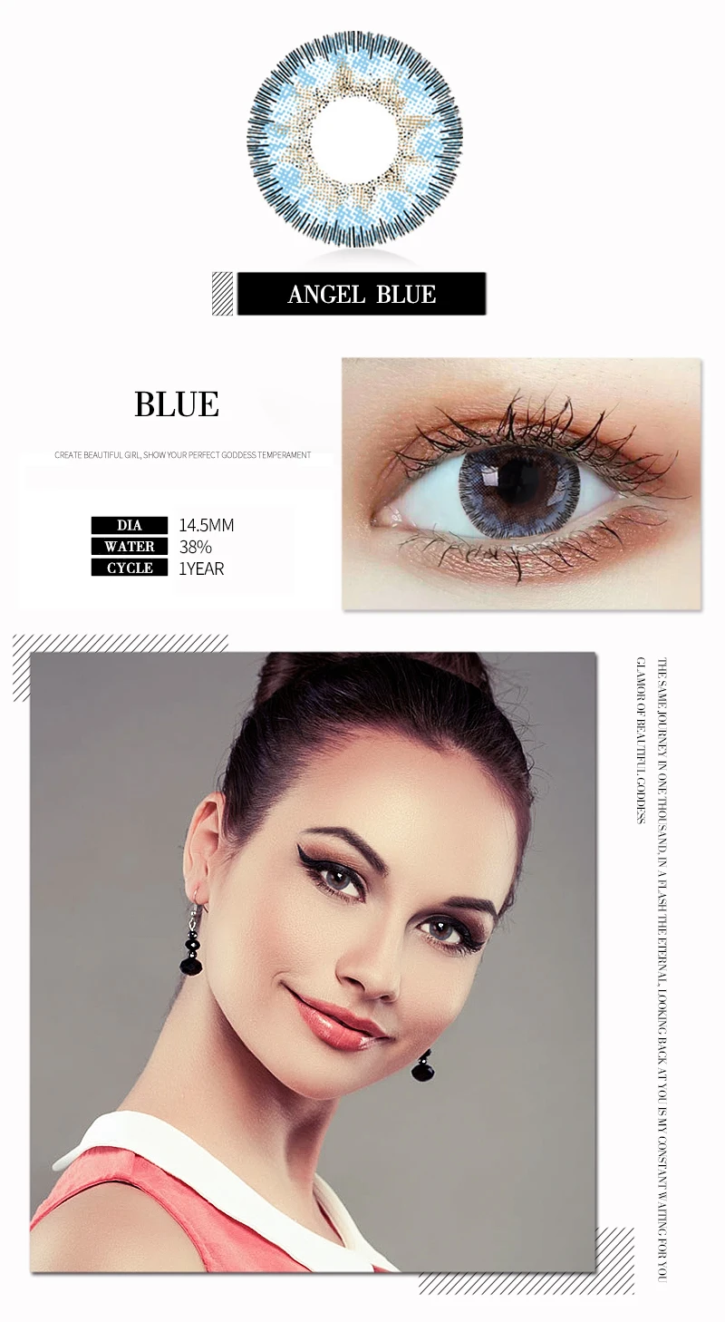 

Yokemon Series Soft Contact Lens Beauty Contact Lenses Eye Cosmetic Color Lens Eyesproductlist