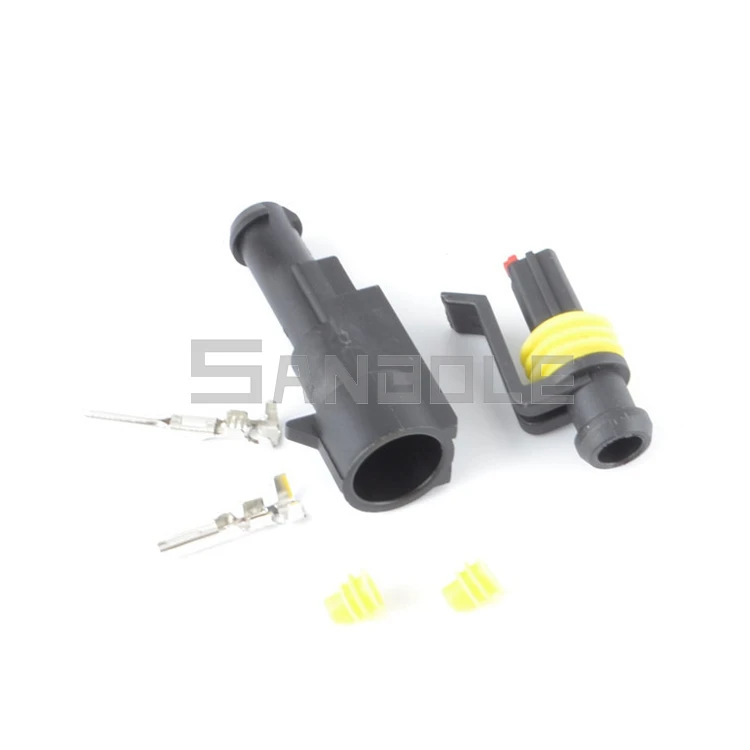 Водонепроницаемый штекер для автомобиля со штекером и гнездом 1P автомобильная