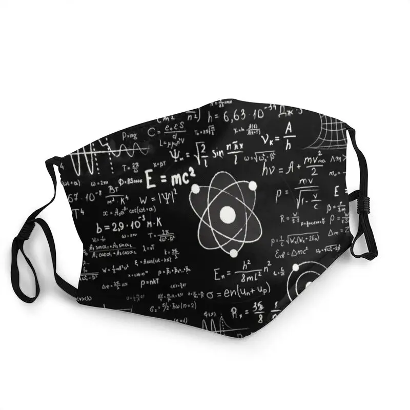 

Geek Math Teacher Mask Adult Men Anti Haze Dust Science Physics Mask Protection Cover Respirator Non-Disposable Mouth Muffle