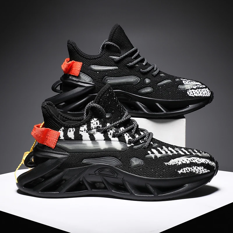 

Fashion Sneakers Men High Quality Lace-up Mesh Shoes Top Male Brand Footwear Men's Casual 46