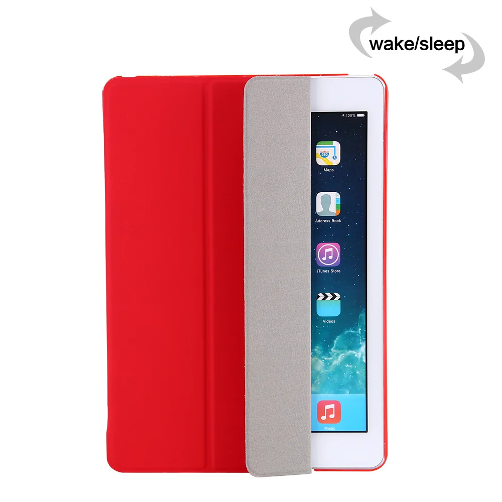 Для Apple новый iPad 9 7 дюймов 2017 &amp 2018 Sleeping Wakup Сверхтонкий кожаный смарт-чехол для A1822