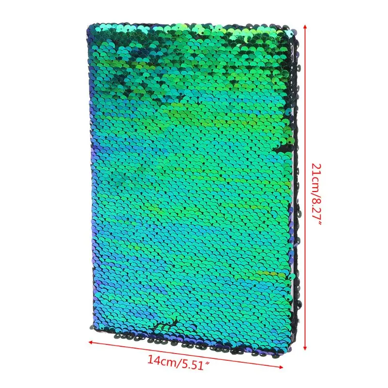 

Creative Sequins A5 Notebook Notepad Glitter Diary Memos Stationery Office Supplies Stationery 78 Sheets