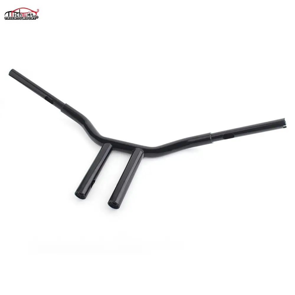 Руль мотоциклетный с Т-образным креплением 12/14 дюймов для Harley Sportster XL883 XL1200 X48 Dyna Low