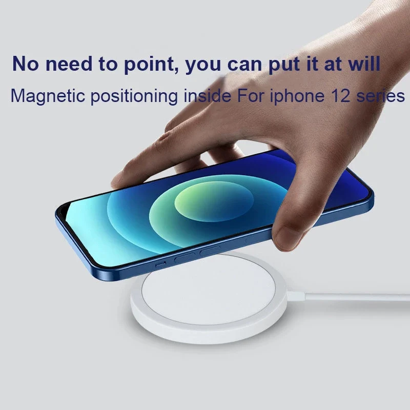 

15W Magnetic Wireless Charger for Iphone 12 /12 pro max Qi Fast Charging for Xiaomi Samsung huawei mobile phone accessories