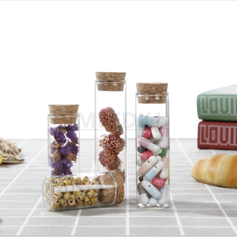 Мини-бутылка желаний 5 шт. маленькая пустая прозрачная стеклянная бутылка с