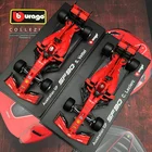 Автомобиль Bburago Ferrari 2019 SF90 16 5 формула 1:43, акриловый пылезащитный чехол, имитация украшения, коллекция, подарок, игрушка, литье под давлением