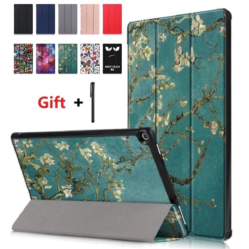 

For Fire HD 10 Plus Case 2021 10.1 inch Protective Cover for Kindle Fire HD10 9th Gen Auto Sleep Wake Magnetic Stand with Stylus