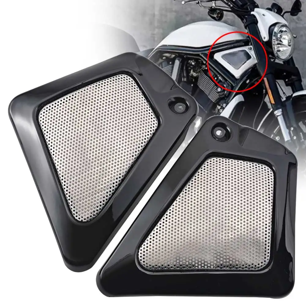 

For Harley VRSCA VRSCB VRSCDX vrod v-rod Night Rod Special Motorcycle Airbox Frame Neck Side Air Intake Cover Black