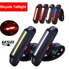 Велосипедный задний фонарь, водонепроницаемый задний фонарь для горного и дорожного велосипеда, 6 режимов работы, зарядка через USB, велоаксессуары