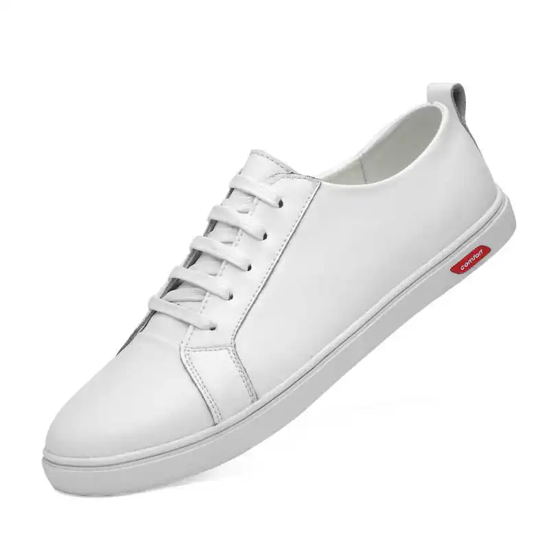 

men genuine leather oxfords shoes luxury brand italian style male footwear shoes for men Breathable Flat Lace-Up Shoes big size