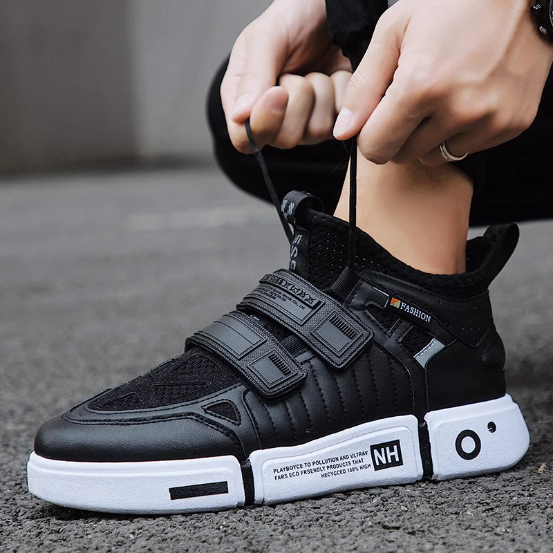 BomKinta New Roman Fashion Men Sneakers Middle Top Casual Sneaker Shoes Light Walking Male Tenis Feminino Footwear | Обувь