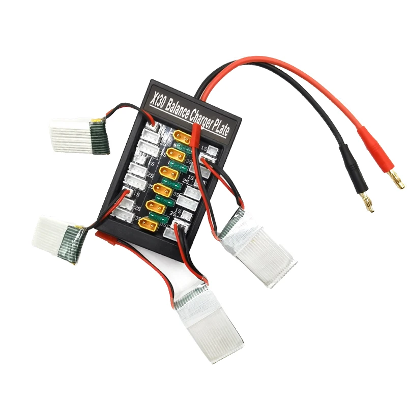 Аккумуляторная батарея Lipo 1S 2S 3S 20A XT30 параллельная зарядная плата с золотым