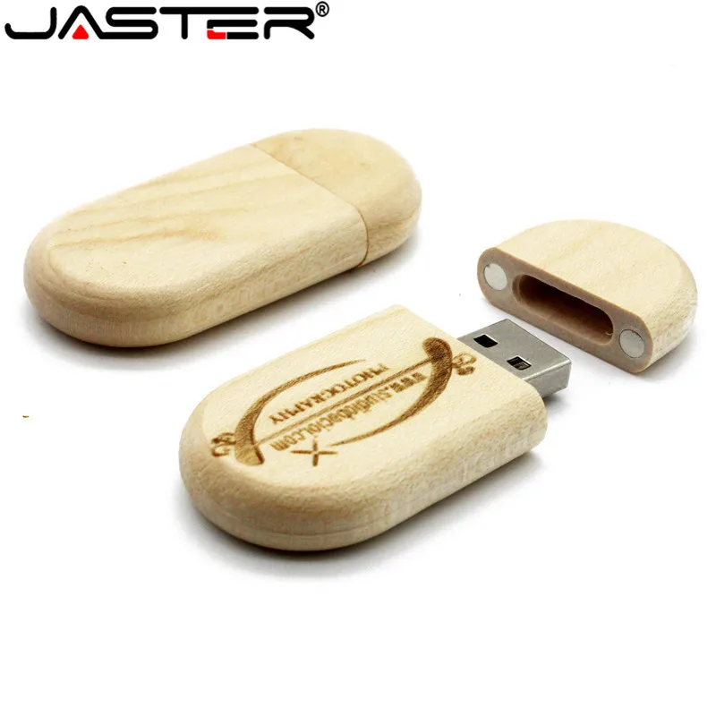 Usb флеш накопитель JASTER деревянный с логотипом на заказ 4/16/32/64 ГБ|flash drive memory stick|memory