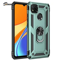 Armor Ring Stand Phone Cover for Xiaomi Redmi NFC Note Pro Pro Redmi Redmi9 TPU Bumper Shockproof Shell Case
