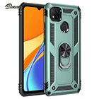 Бронированный чехол с кольцом-подставкой для Xiaomi Redmi 9C NFC 9 9A Note9 Note 10 Pro 9Pro Redmi 9C Redmi 9, противоударный чехол-бампер из ТПУ