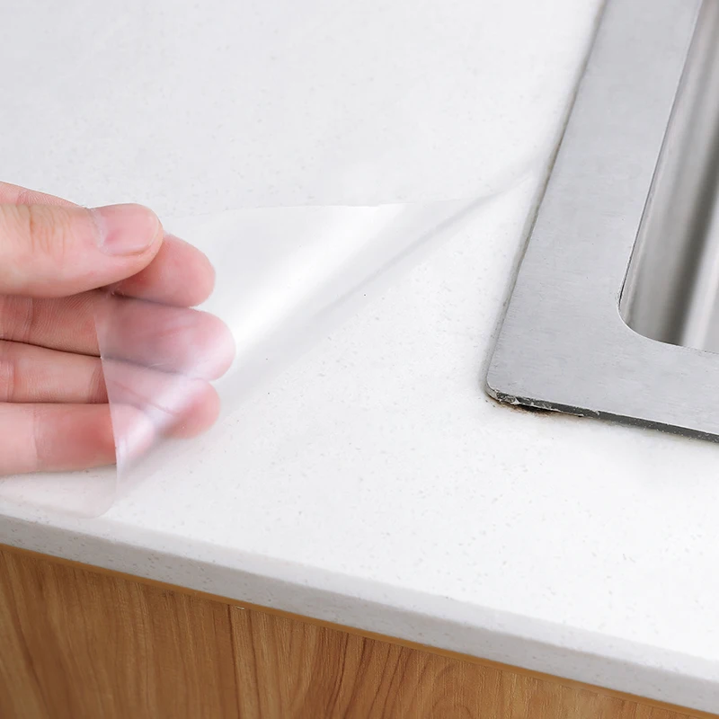 10M/5M/3M Kitchen Table Glass Protect To Oil Wall Sticker Heat-Resistant Self Adhesive Film Waterproof kitchen Home Furniture | Дом и сад