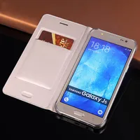 Чехол-бумажник с откидной крышкой для Samsung Galaxy J3 J5 J7 Prime кожаный