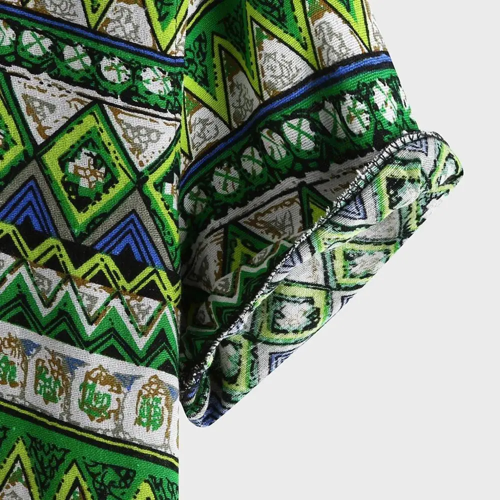 Мужская пляжная гавайская рубашка тропическая летняя рубашка с коротким рукавом мужская брендовая одежда винтажные хлопковые рубашки на пуговицах плюс размер