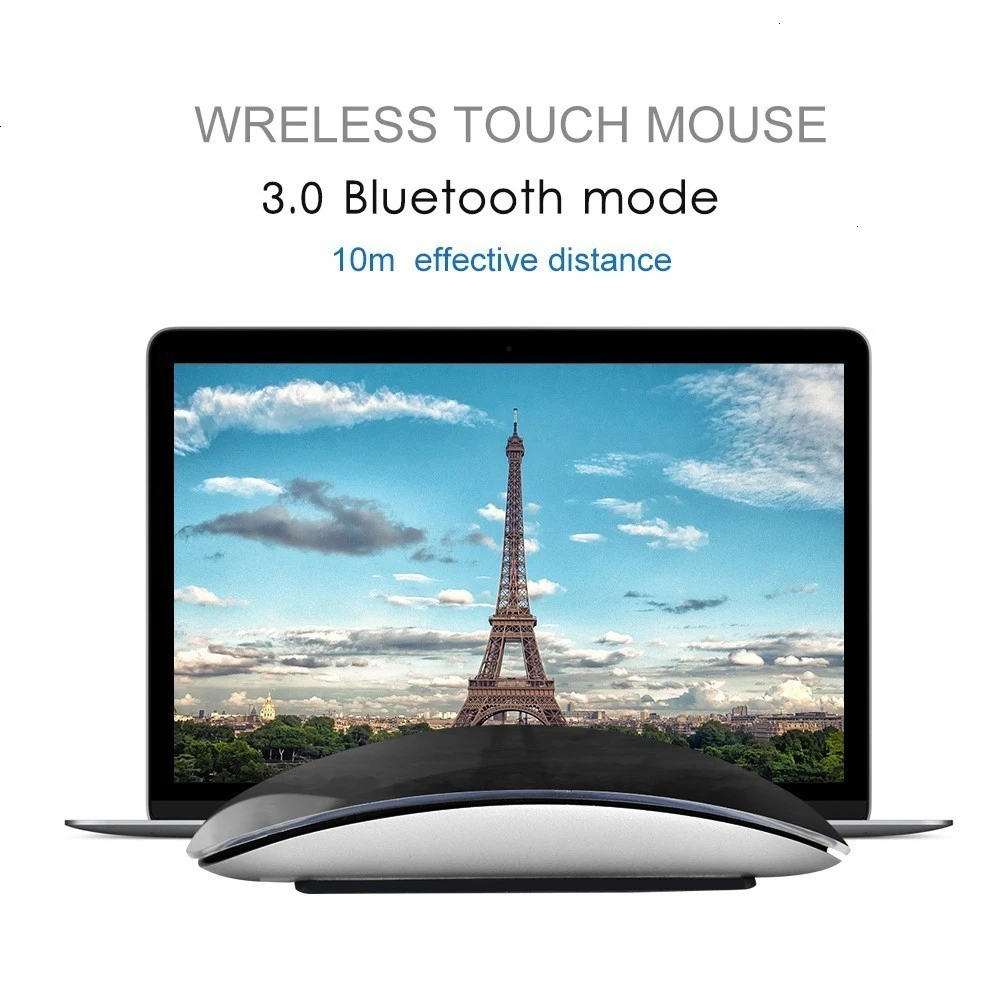 Bluetooth беспроводная Arc Touch Волшебная компьютерная мышь эргономичная оптическая 2 Mause мини 3d тонкая офисная компьютерная мышь для ноутбука Apple Macbook