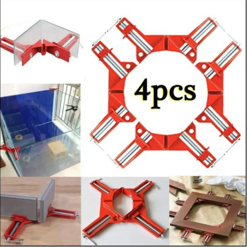 Многофункциональный 4 дюймовый 90 градусный прямоугольный зажим для рамы картин