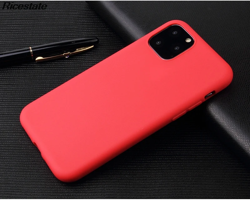 Чехол Ricestate для iphone 11 Pro Max 6 7 8 Plus матовый Мягкий силиконовый чехол X XR XS MAX защитный