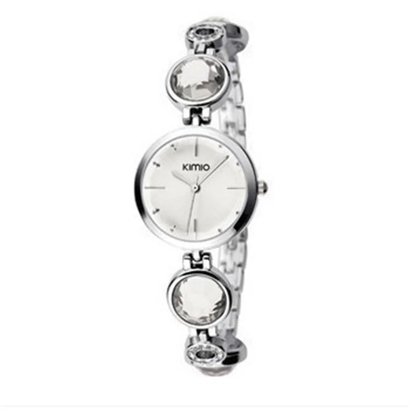 Часы KIMIO женские водонепроницаемые люксовый бренд простые кварцевые