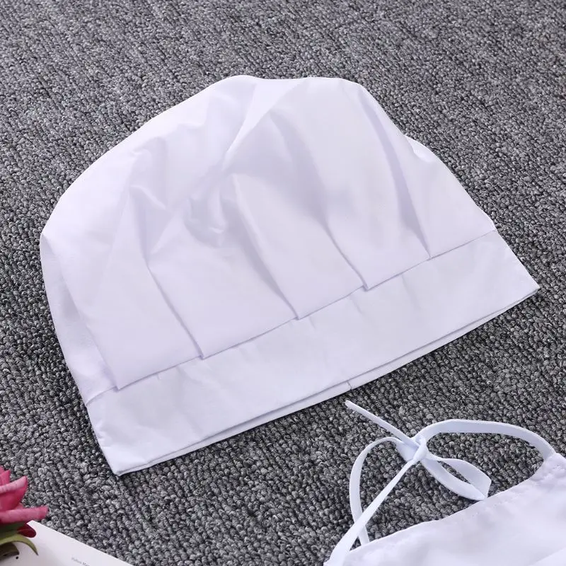 

Cute Newborn Infant Hat Apron Baby Cook Costume White Photos Photography Prop