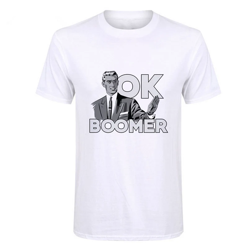 

Shortly OKAY Boomer Corgi Man T shirt New Things Tops Short Sleeved What A Terrible Day With Traditional Thinking Tshirt