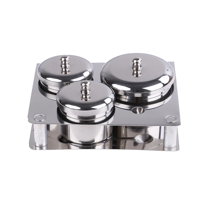 3 шт./компл. из нержавеющей стали Dappen чашки для салонного маникюра акриловый