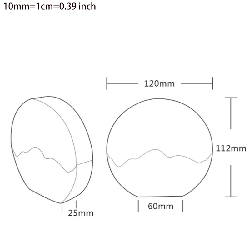 

B2EA LED Moon Light Lamp, LED Small Night Lamps Night Light, USB Table Lamps for Home, Bedroom, Office, Reading, Bedside