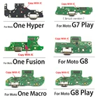 Гибкая плата зарядного устройства для Motorola Moto G8 G7 G9 Play Plus Power Lite One Fusion Macro Hyper USB порт соединитель док-станция зарядный кабель