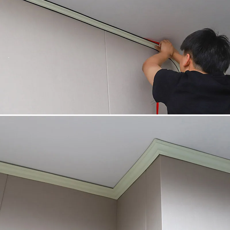 Самоклеящаяся Декоративная полоса 3D наклейка на пол зазор водонепроницаемая