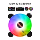 Бесшумный охлаждающий вентилятор RGB ARGB с 2 гидравлическими подшипниками, 120 мм