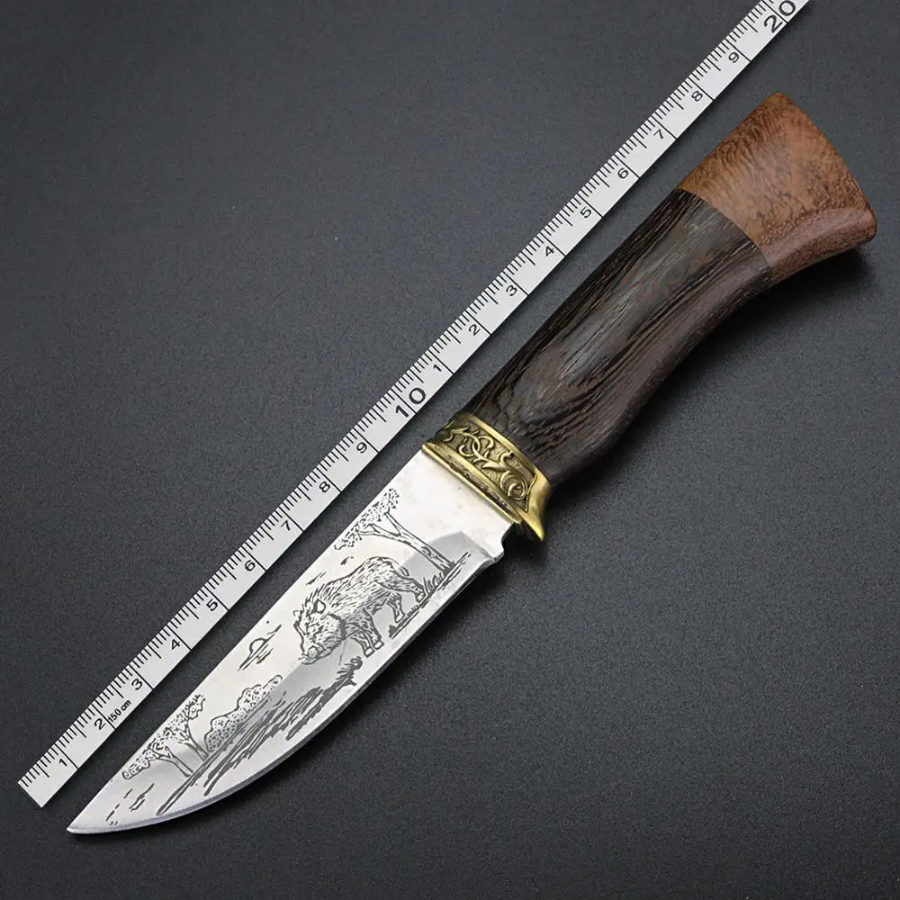 

Outdoor Camping Knife High Hardness Short Knife Survival Knife Hunting Knife Straight Knife