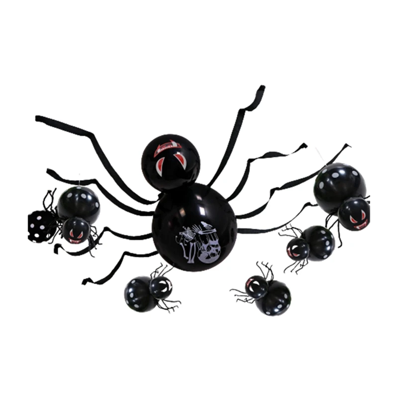 

Halloween Party Decoration Balloon Spider Ghost Festival Party Supplies Spider Balloon Haunted House Bar Layout