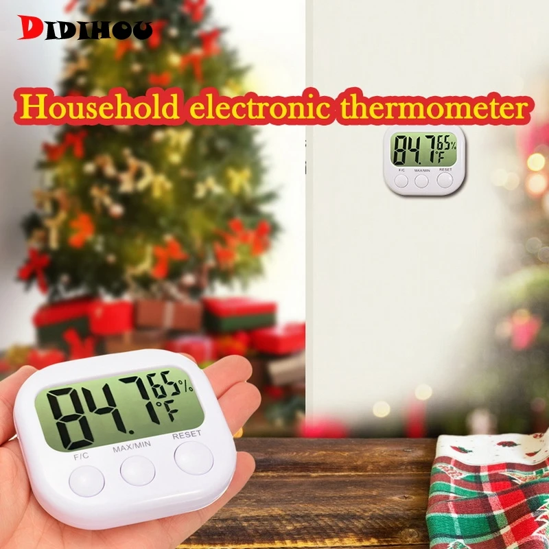 Junejour цифровой гигрометр Термометр комнатный Температура Влажность монитор с