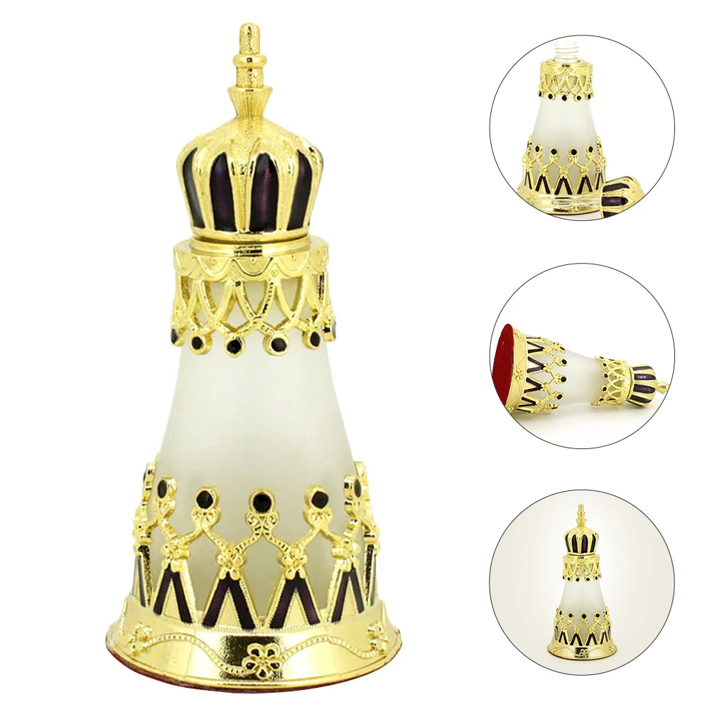 

Sample Bottle Crown Modeling Perfume Bottle 28ml Glass Essential Oil Container