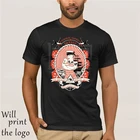 Мужская футболка в стиле ретро, с коротким рукавом