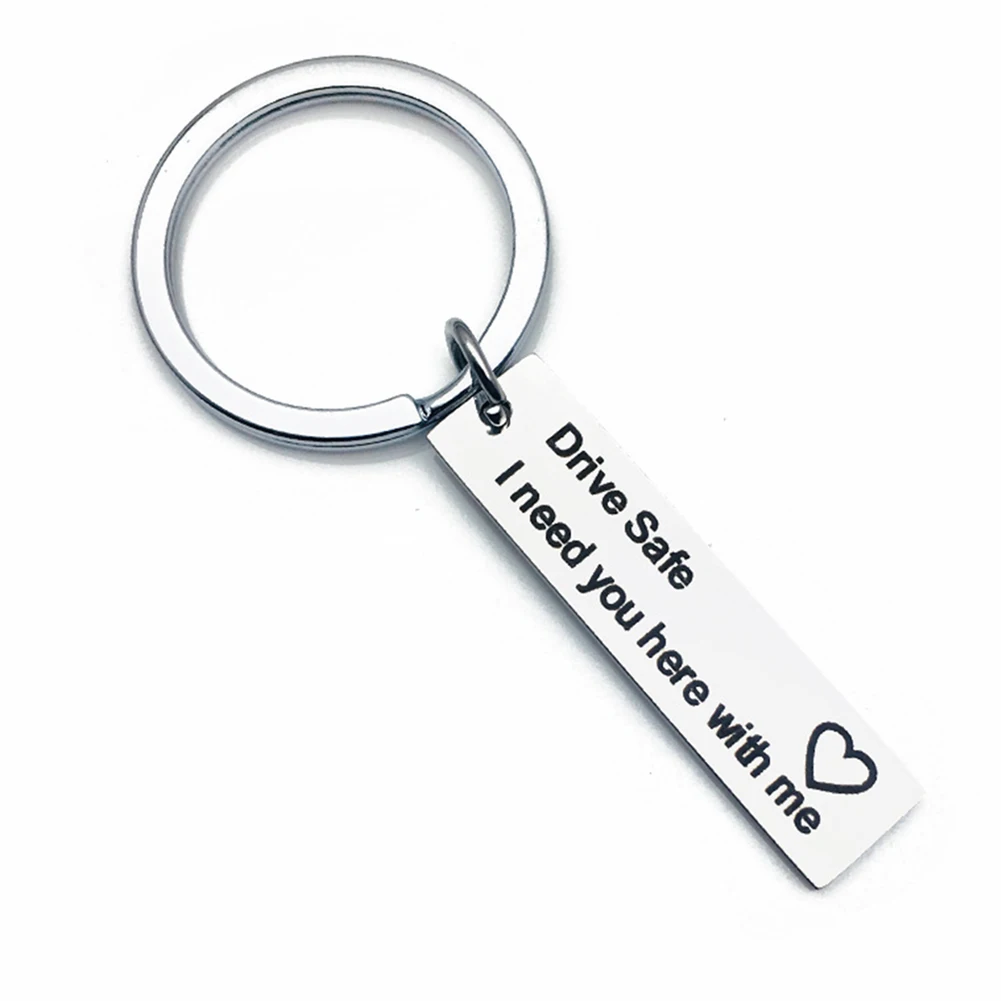 

Couple Car Keychain Cute Men Women Keychains Stainless Steel Pendant Key Accessories Love Key Ring Custom Drive Safe Key Chain