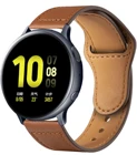 Ремешок кожаный для Samsung Galaxy watch 4 Classic 44 мм Active 2, браслет из натуральной кожи для Huawei GT2Pro XiaoMI 6, 20 мм 22 мм