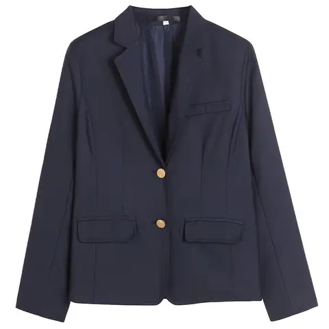 Новейшая школьная форма для девушек, Женская темно-синяя Матросская одежда, японская куртка, Студенческая одежда в британском стиле, пальто JK