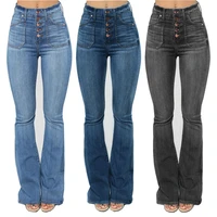 womens jeans patch pockets buttoned thin denim trousers womens jeans denim joggers women skinny jeans for teen girls