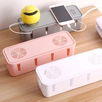 cable storage box power strip wire case anti dust charger socket organizer network line storage case charger wire management