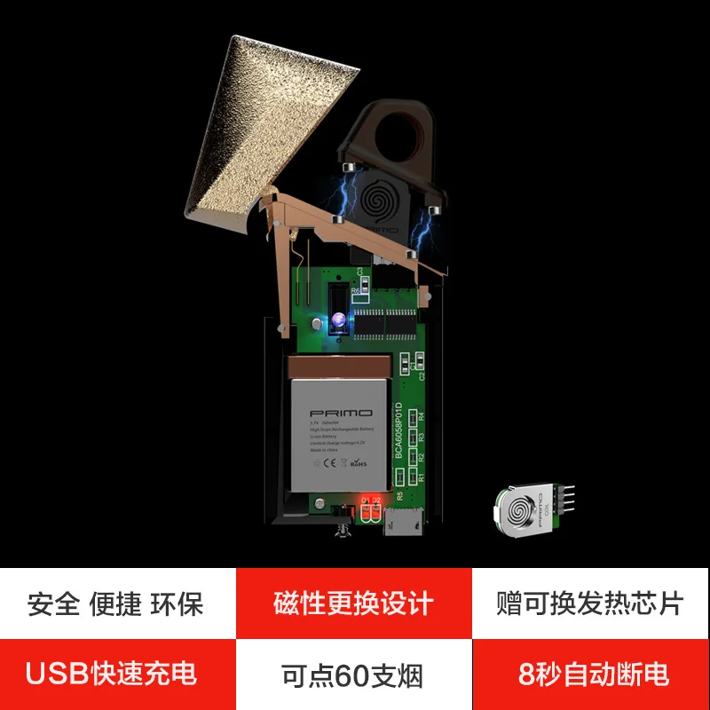 

Shake induction USB039 rechargeable lighter gift-giving male cigarette lighter lettering photo customization