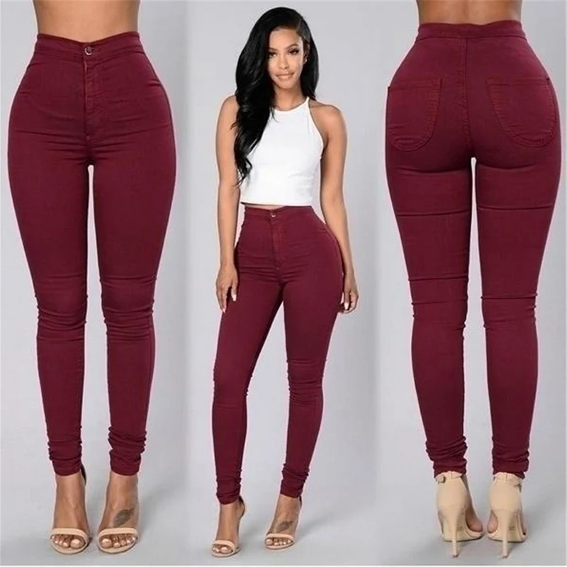 

2021 Slim Professional Trousers Women Western-style Trousers White Black Pants High Waist Plus Size Formal Female Pencil Pants