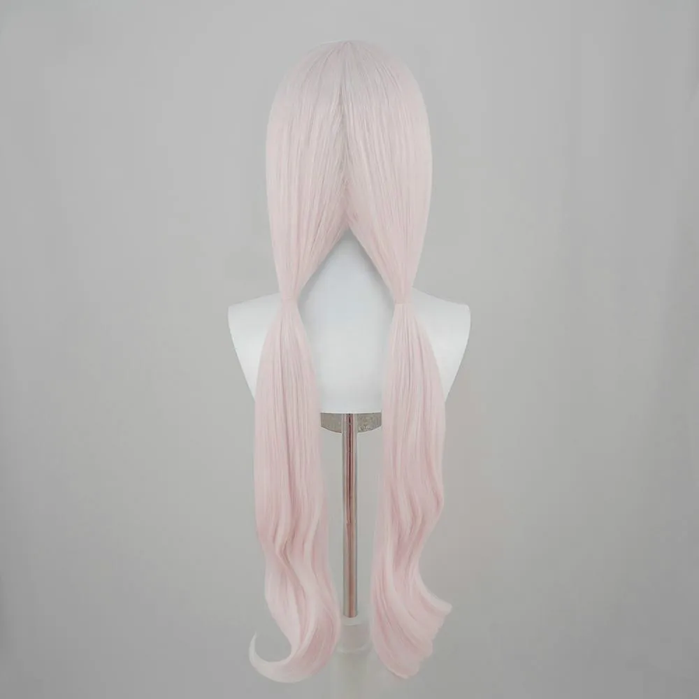 Женский парик для косплея из аниме некопара розовый термостойкий синтетический